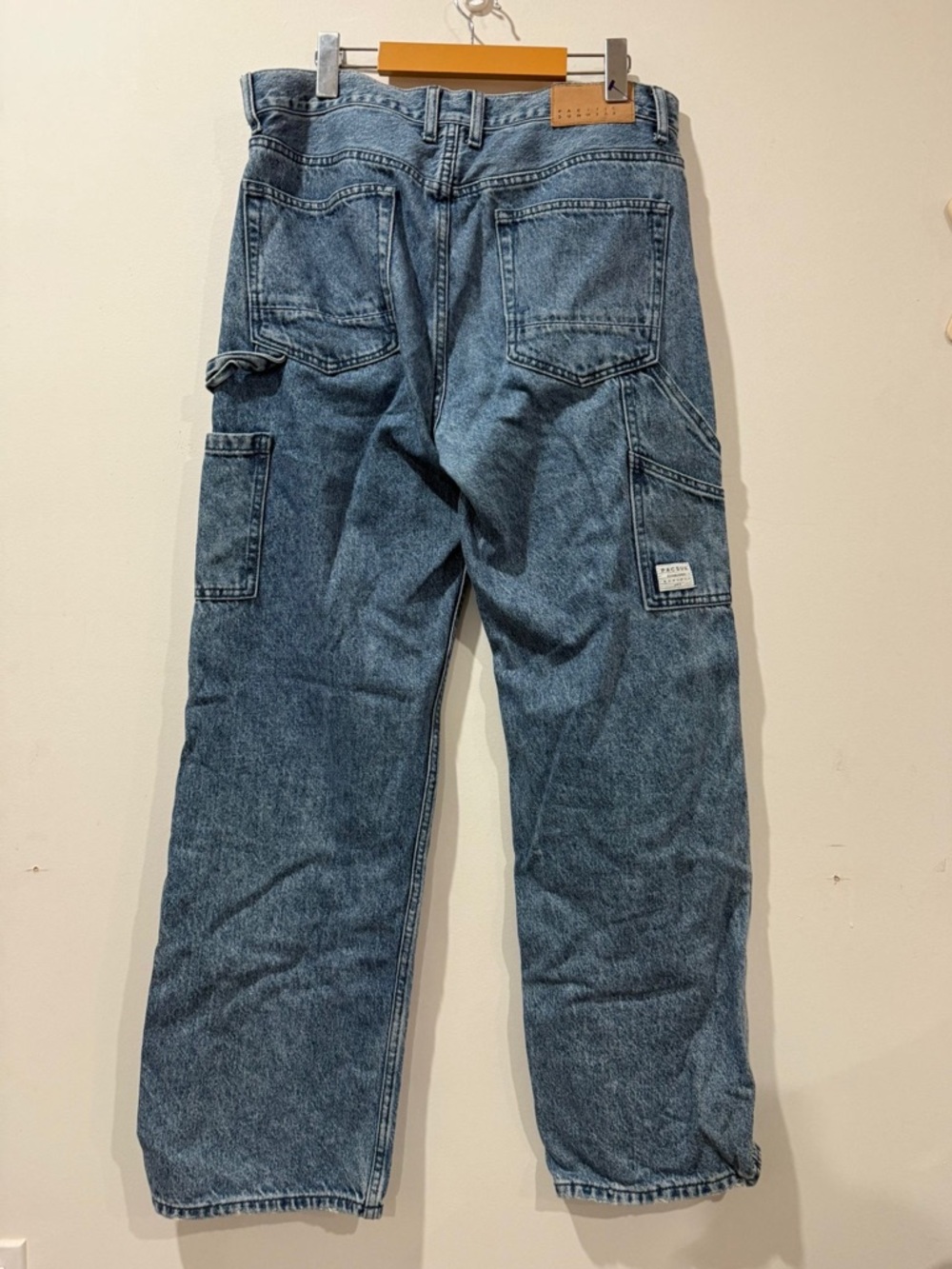 PacSun Baggy Carpenter Jeans 32x32 Medium Wash Utility Denim - Picture 3 of 15